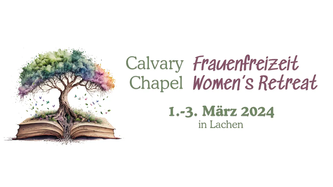 Einladungs Flyer zur Frauenfreizeit von der Calvary Chapel Heidelberg
